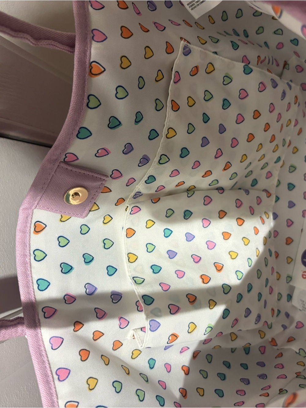 Roller Rabbit Lilac Embroidered Tote - Picture 5 of 8